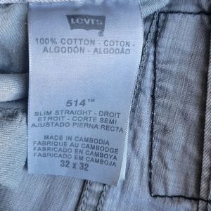 Levi's 514 Slim Straight 32x32